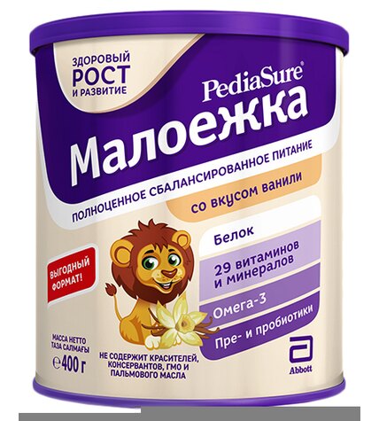 Смесь PediaSure молочная малоежка со вкусом ванили с 18 месяцев 850 г