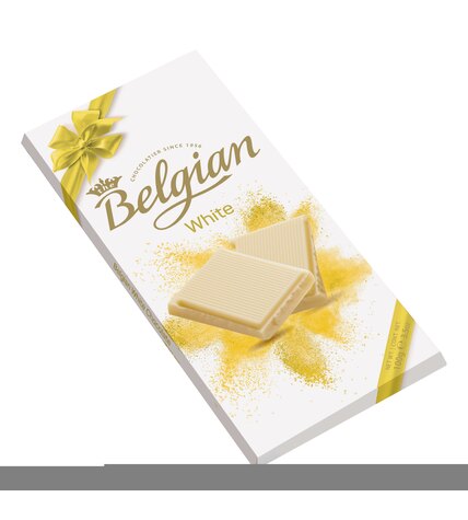 Шоколад Belgian Chocolates белый 100 г