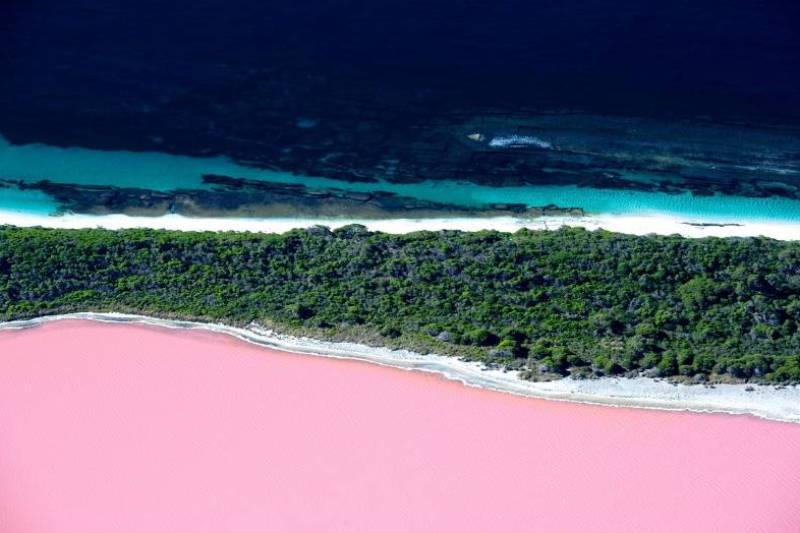Хиллер – розовое озеро -